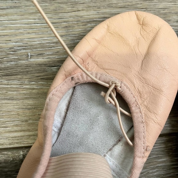 Bloch Leather Ballet Shoes Pink Girl 12C - Picture 3 of 4